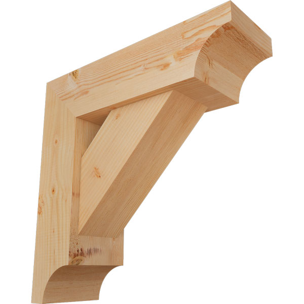 Ekena Millwork BKT0806X24X24TRA08SDF