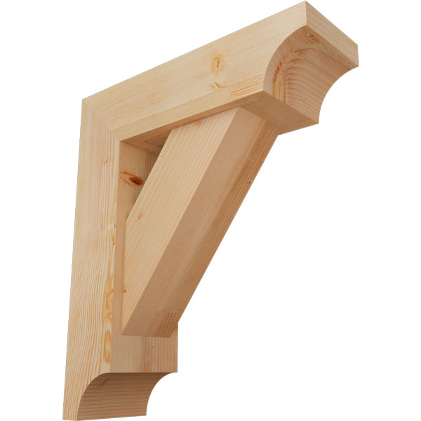 Ekena Millwork BKT0806X24X28TRA08SDF