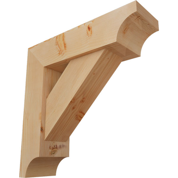 Ekena Millwork BKT0806X26X26TRA08SDF