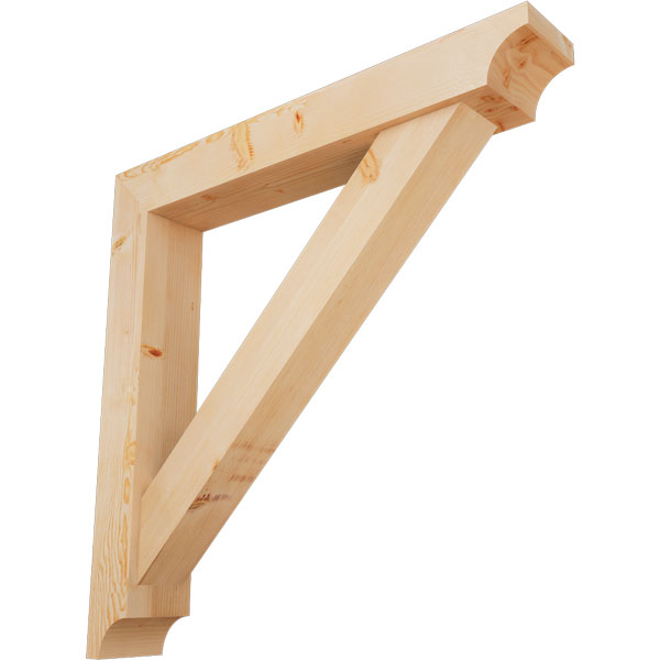 Ekena Millwork BKT0806X48X48TRA08SDF