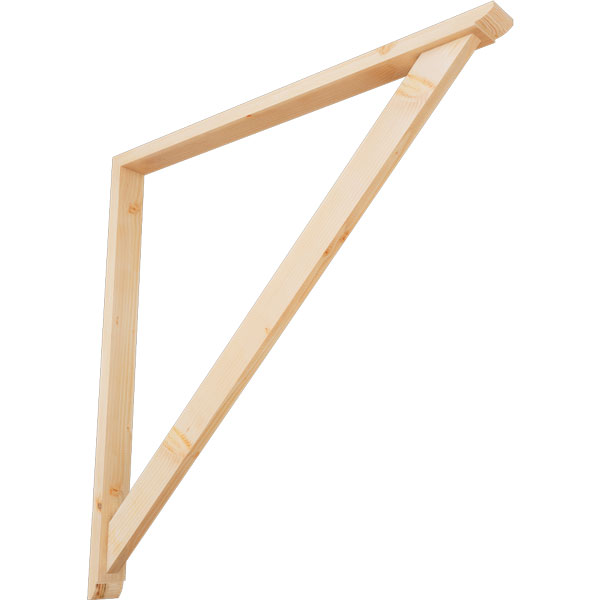 Ekena Millwork BKT0402X48X48TRA09SDF