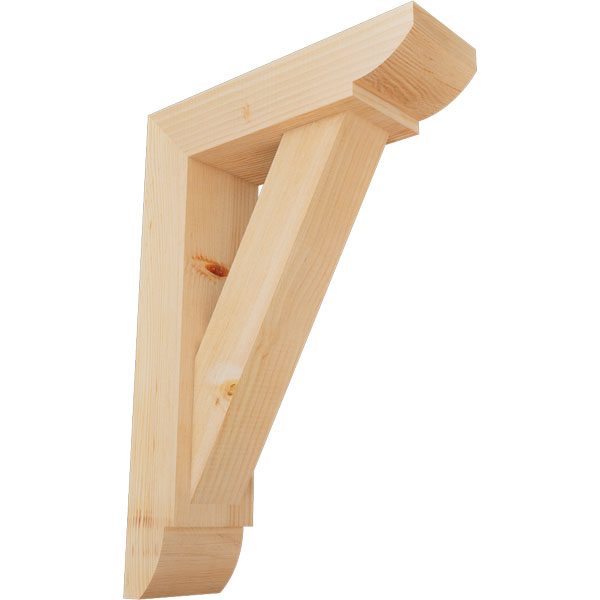 Ekena Millwork BKT0604X18X26TRA09SDF