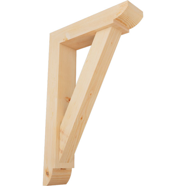 Ekena Millwork BKT0604X22X34TRA09SDF
