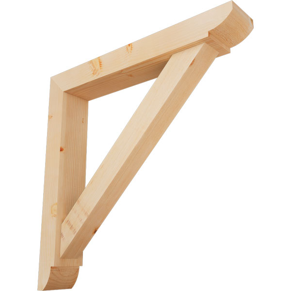 Ekena Millwork BKT0604X34X34TRA09SDF