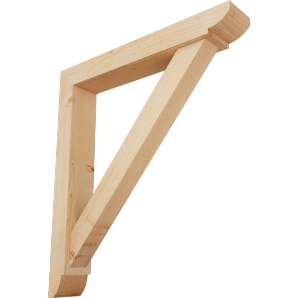 Ekena Millwork BKT0604X34X38TRA09SDF
