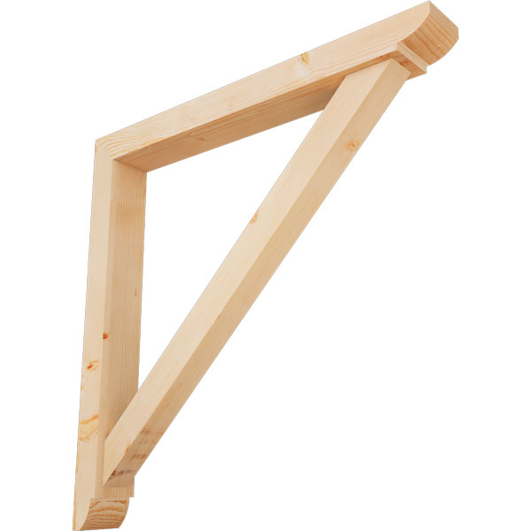 Ekena Millwork BKT0604X46X46TRA09SDF