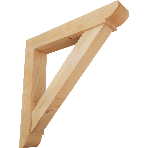 Ekena Millwork BKT0806X48X48TRA09RDF
