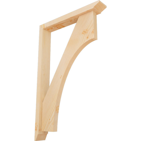 Ekena Millwork BKT0402X22X34WTL07SDF