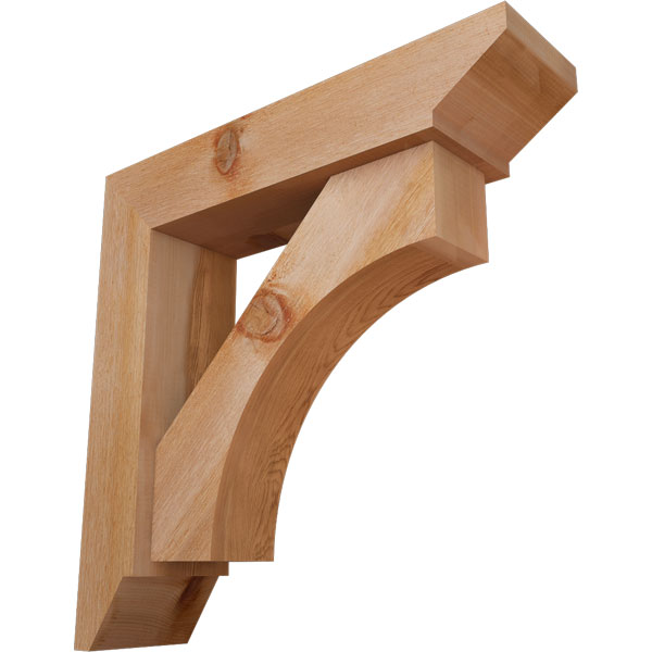 Ekena Millwork BKT0604X24X24WTL07RWR