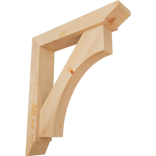 Ekena Millwork BKT0604X28X32WTL07SDF