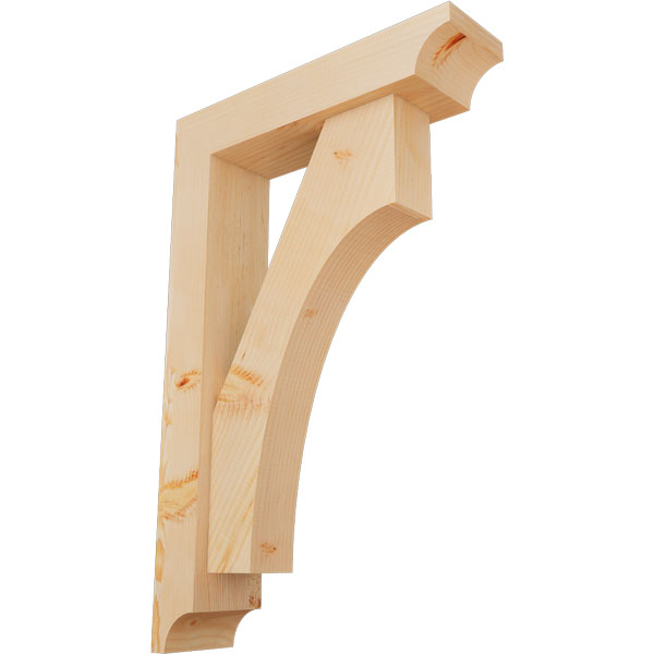 Ekena Millwork BKT0604X22X34WTL08SDF