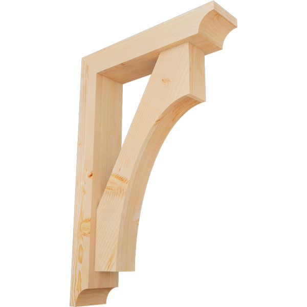 Ekena Millwork BKT0604X24X36WTL08SDF