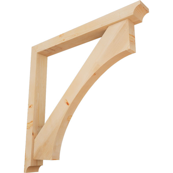 Ekena Millwork BKT0604X48X48WTL08SDF