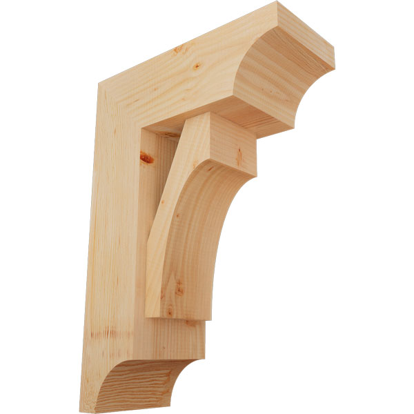 Ekena Millwork BKT0806X18X26WTL08SDF