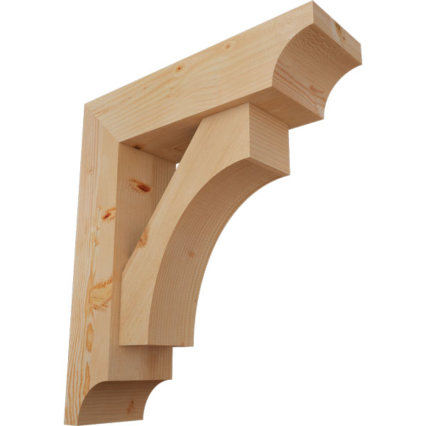 Ekena Millwork BKT0806X26X30WTL08SDF