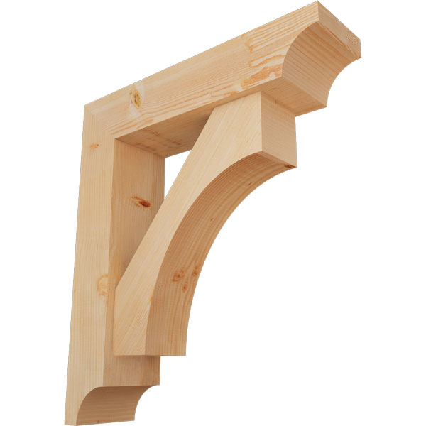 Ekena Millwork BKT0806X30X34WTL08SDF