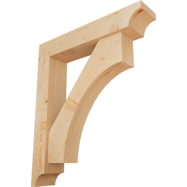 Ekena Millwork BKT0806X38X44WTL08SDF