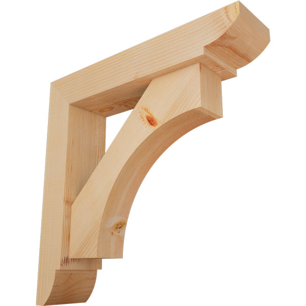 Ekena Millwork BKT0604X24X24WTL09SDF
