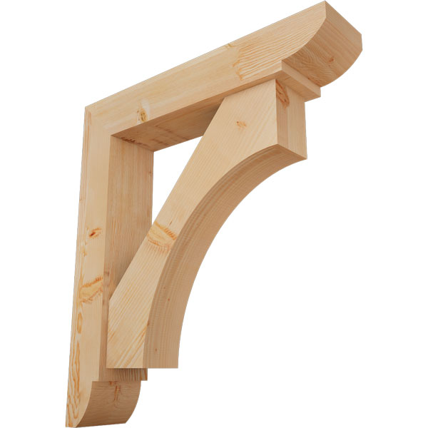 Ekena Millwork BKT0806X36X40WTL09SDF