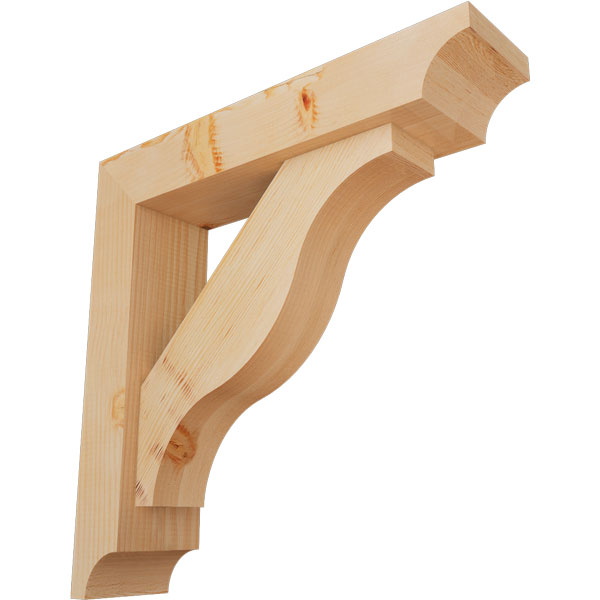 Ekena Millwork BKT0604X24X24FST08SDF