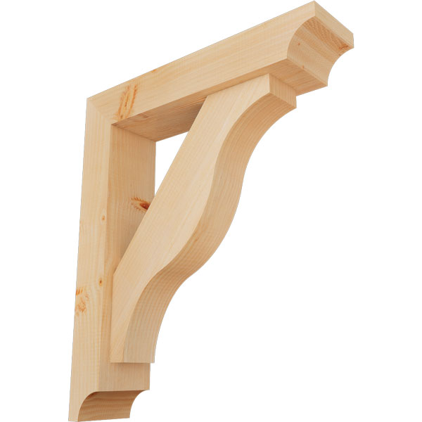 Ekena Millwork BKT0604X24X28FST08SDF