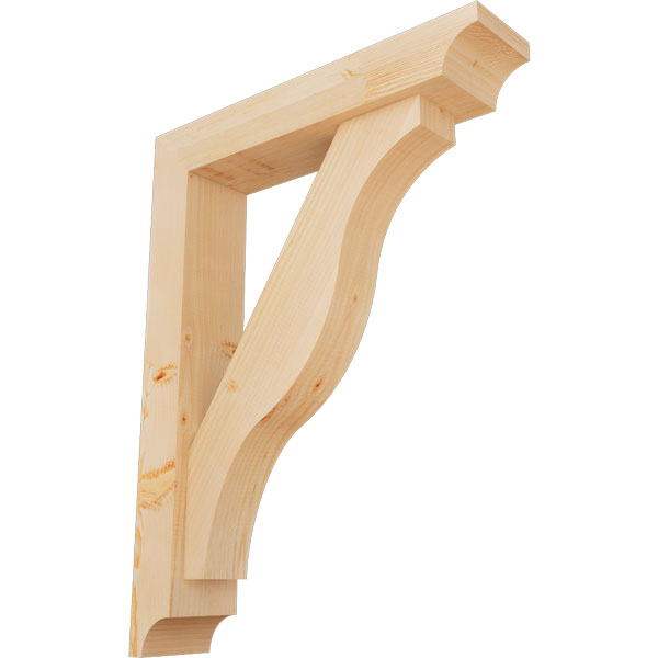 Ekena Millwork BKT0604X26X34FST08SDF