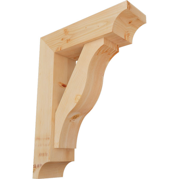 Ekena Millwork BKT0806X26X34FST08SDF