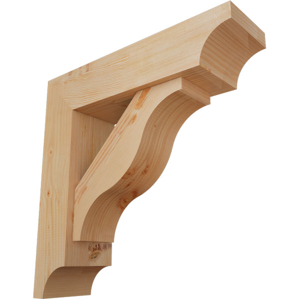 Ekena Millwork BKT0806X28X28FST08SDF