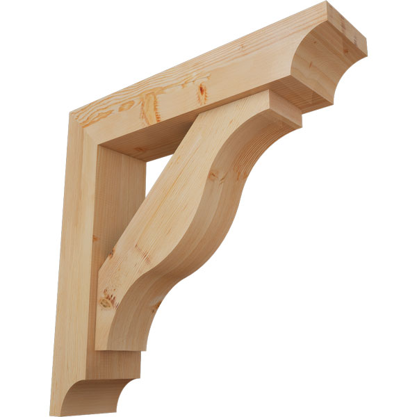 Ekena Millwork BKT0806X34X34FST08SDF