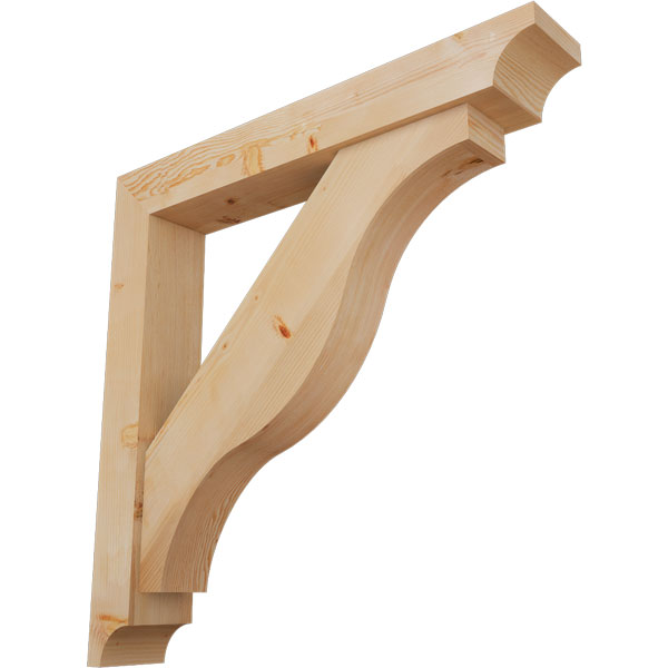 Ekena Millwork BKT0806X48X48FST08SDF