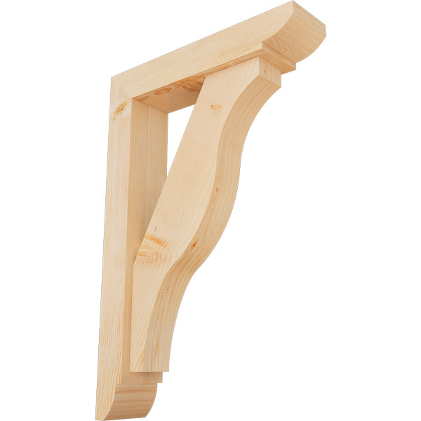 Ekena Millwork BKT0604X24X36FST09SDF