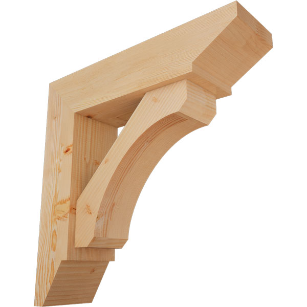Ekena Millwork BKT0806X28X28LEC07SDF