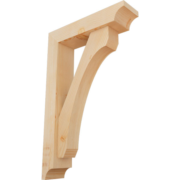 Ekena Millwork BKT0604X22X34LEC08SDF