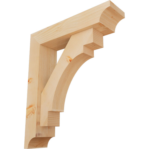 Ekena Millwork BKT0604X22X26MRC08SDF