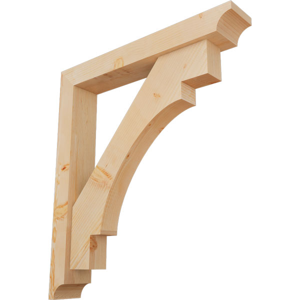 Ekena Millwork BKT0604X34X38MRC08SDF
