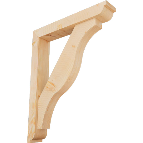 Ekena Millwork BKT0604X32X40FST02SDF