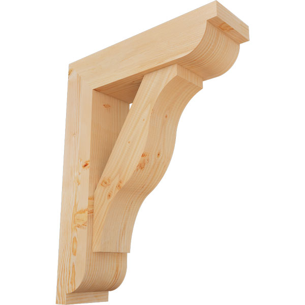 Ekena Millwork BKT0806X26X34FST02SDF