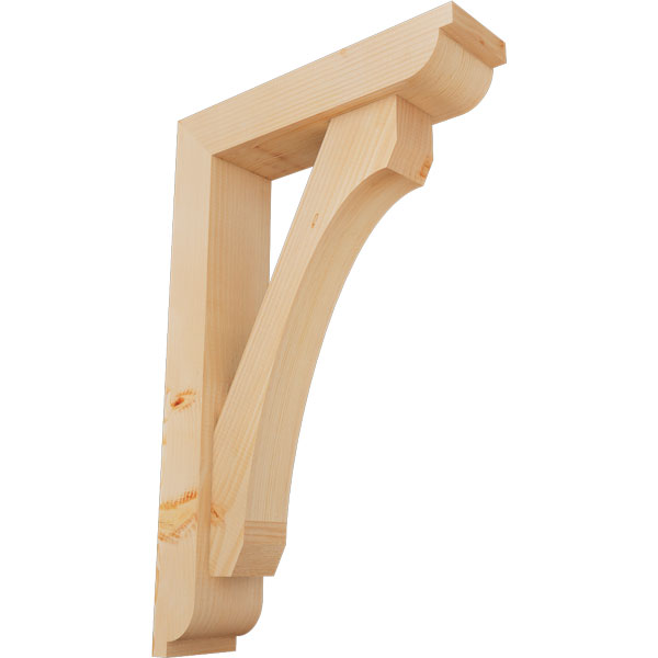 Ekena Millwork BKT0604X22X34LEC02SDF