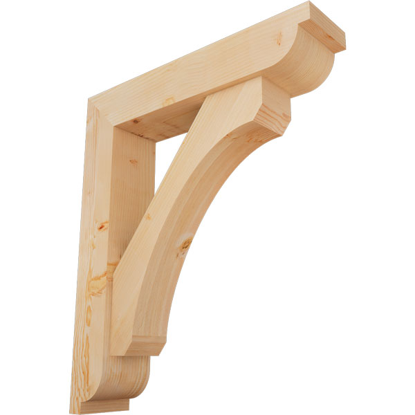Ekena Millwork BKT0806X34X40LEC02SDF