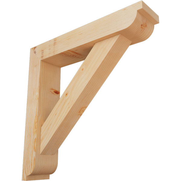 Ekena Millwork BKT0604X26X26TRA02SDF