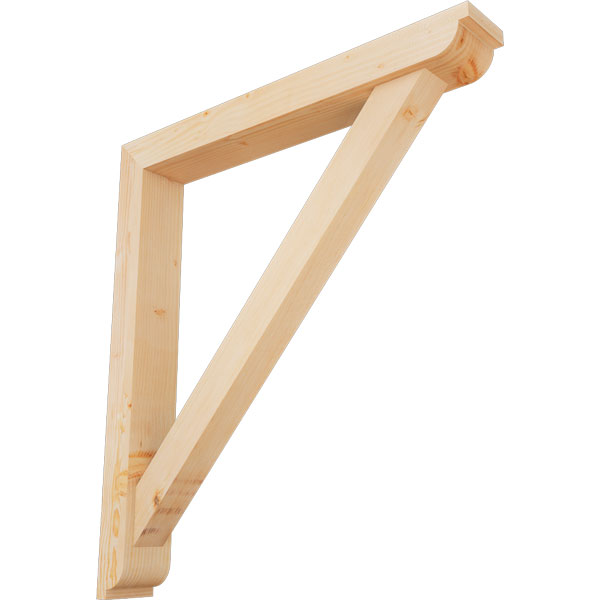 Ekena Millwork BKT0604X40X44TRA02SDF