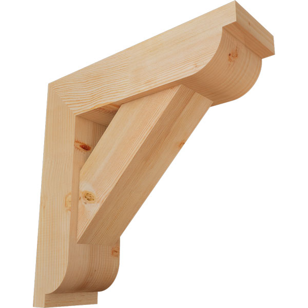 Ekena Millwork BKT0806X26X26TRA02SDF