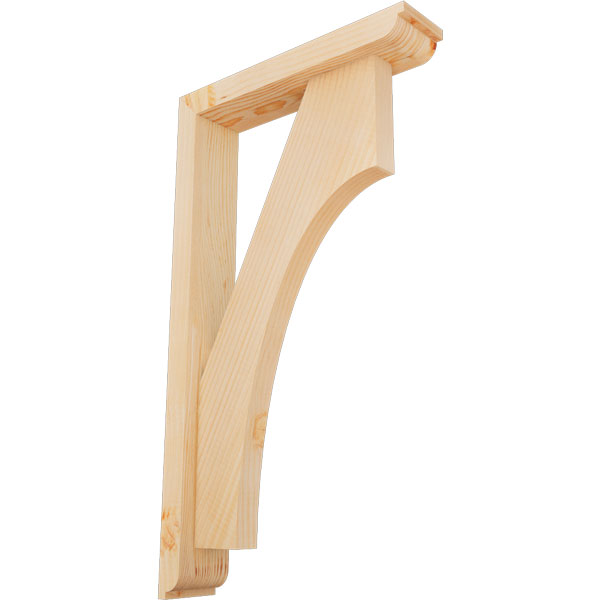 Ekena Millwork BKT0402X16X28WTL02SDF