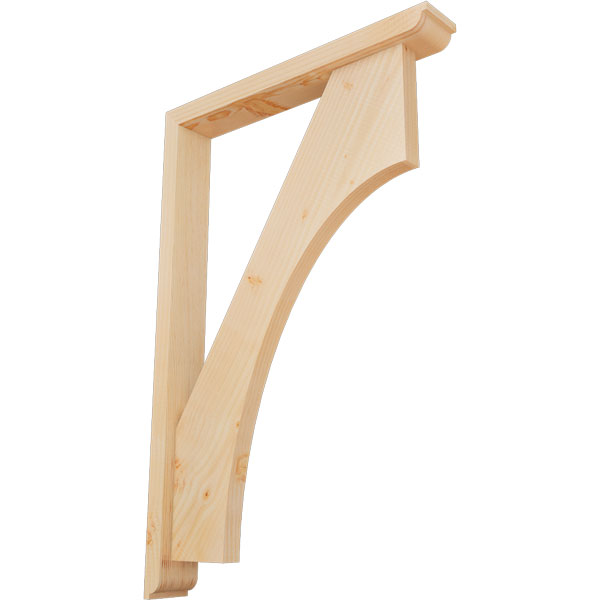 Ekena Millwork BKT0402X24X36WTL02SDF