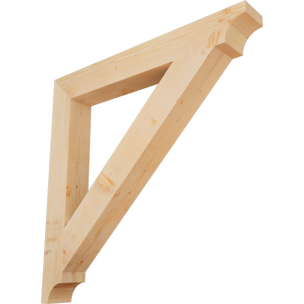 Ekena Millwork BKT06X48X48TRA08SDF
