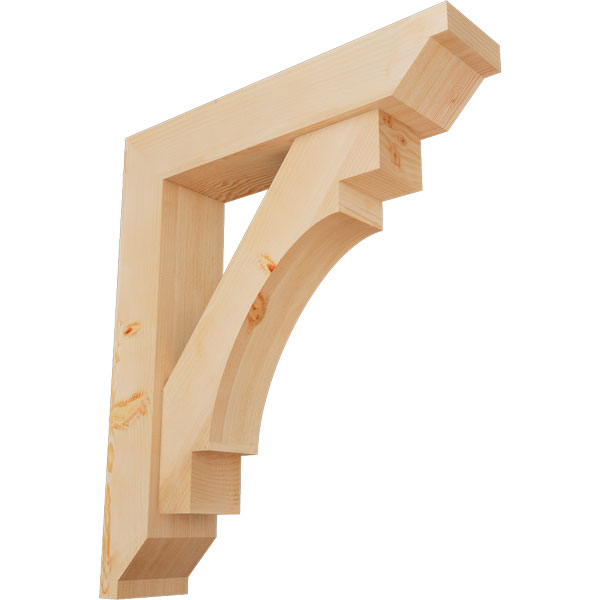Ekena Millwork BKT0806X34X40MRC10SDF