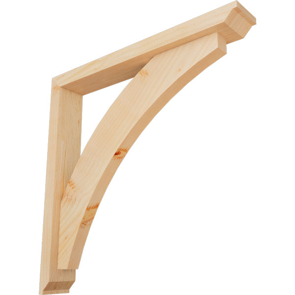 Ekena Millwork BKT0402X24X24THR10SDF