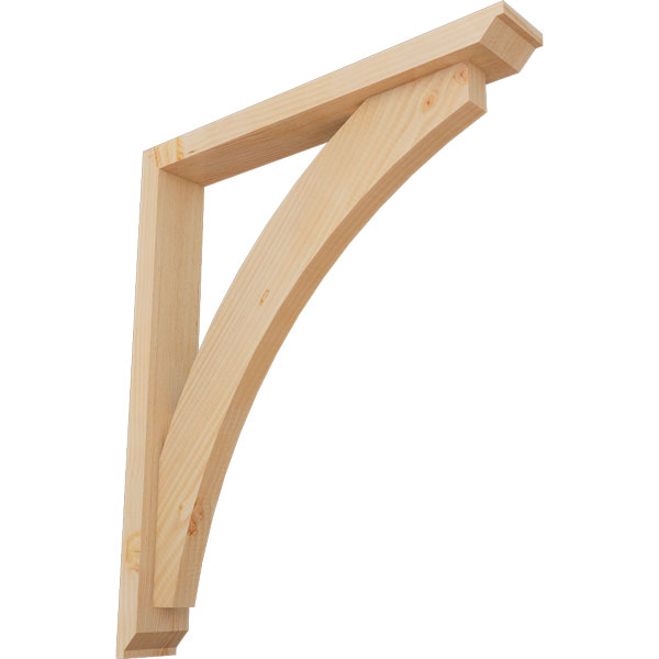 Ekena Millwork BKT0402X24X28THR10SDF