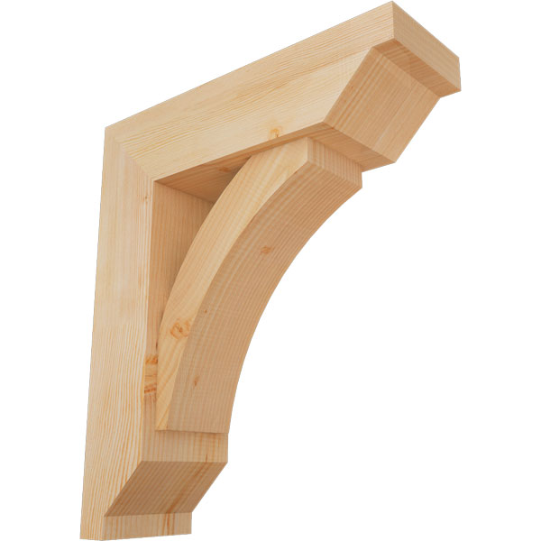 Ekena Millwork BKT0806X24X28THR10SDF