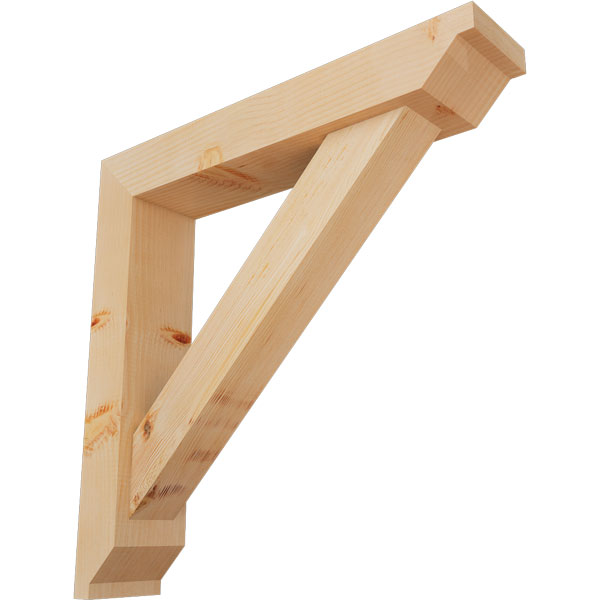 Ekena Millwork BKT0604X28X28TRA10SDF